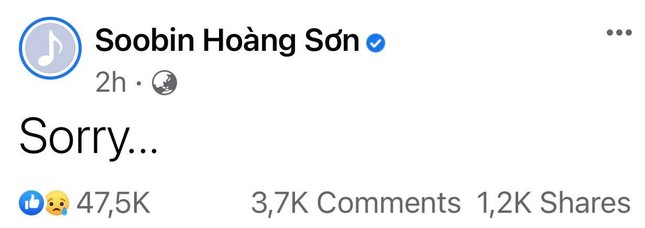 Soobin Hoàng Sơn bất ngờ nói “Sorry”, xóa sạch ảnh Facebook lẫn MV trên kênh YouTube ảnh 2