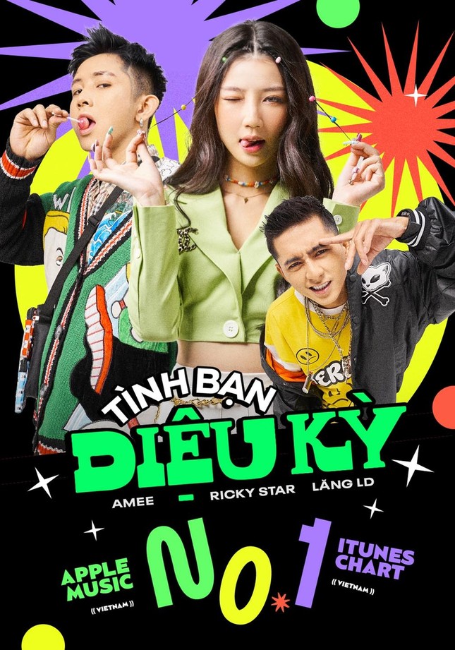 Bài hát của Amee, Ricky Star và Lăng LD lội ngược dòng, “gây bão” trên TikTok và các BXH âm nhạc ảnh 1