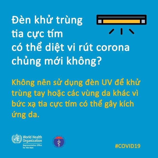 Chuyên gia giải đáp việc phun cồn, dùng đèn tia cực tím 'diệt chết' Covid-19 ảnh 2