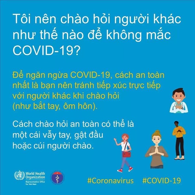 Tổ chức Y tế Thế giới khuyến cáo cách giao tiếp chống Covid-19 ảnh 2