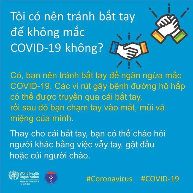 Tổ chức Y tế Thế giới khuyến cáo cách giao tiếp chống Covid-19 ảnh 3