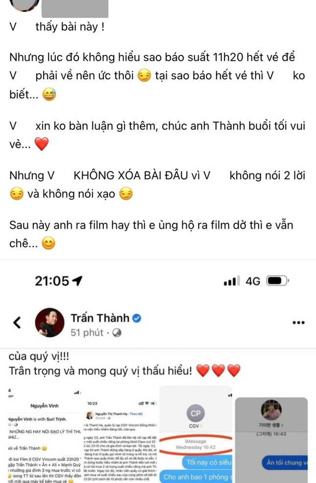 Người tố Trấn Thành khẳng định không nói dối, Lê Dương Bảo Lâm nói gì vụ bao rạp? ảnh 2