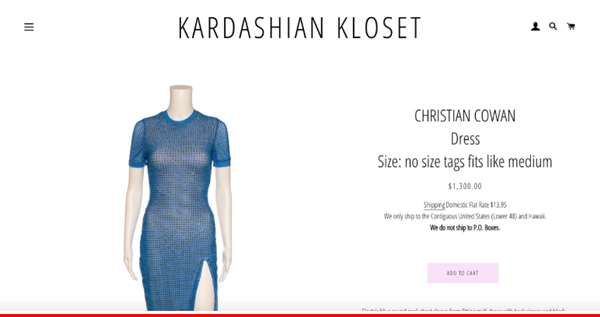 Một thành viên nhà Kardashian bị tố đăng bán chiếc váy mà nhà thiết kế cho mượn ảnh 2