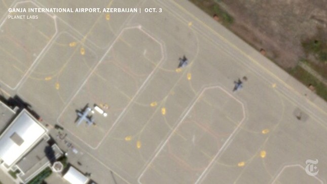 Hình ảnh vệ tinh tố cáo sự hiện diện của F-16 Thổ Nhĩ Kỳ ở Azerbaijan ảnh 1