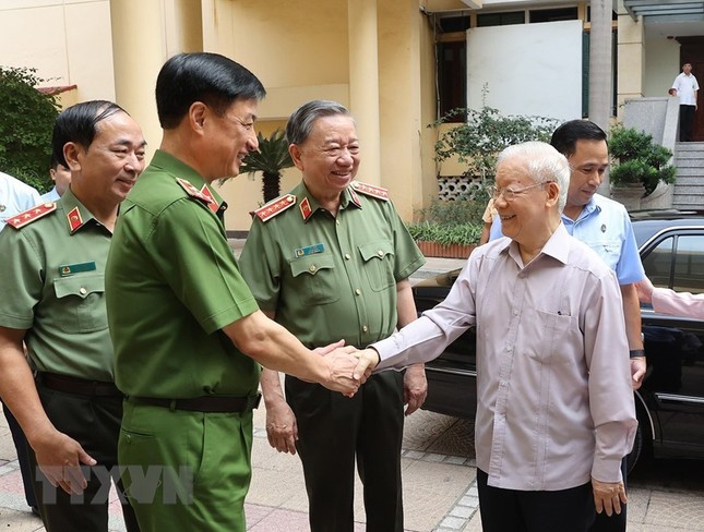 Tổng Bí thư Nguyễn Phú Trọng chỉ đạo Hội nghị Đảng ủy Công an Trung ương ảnh 1