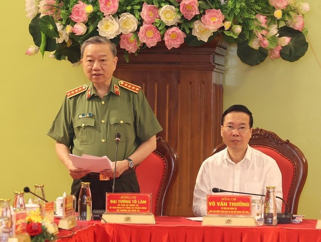 Tổng Bí thư Nguyễn Phú Trọng chỉ đạo Hội nghị Đảng ủy Công an Trung ương ảnh 6