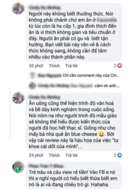 Không hài lòng về buffet 1,4 triệu trong KS 5 sao, thanh niên bị giễu “tự khoe cái dốt“ ảnh 4