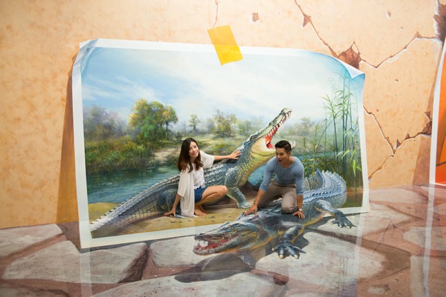 Bảo tàng tranh 3D lớn nhất Sài Gòn: “Sống ảo” vừa đẹp vừa độc lạ, nhất định không thể bỏ qua! ảnh 2