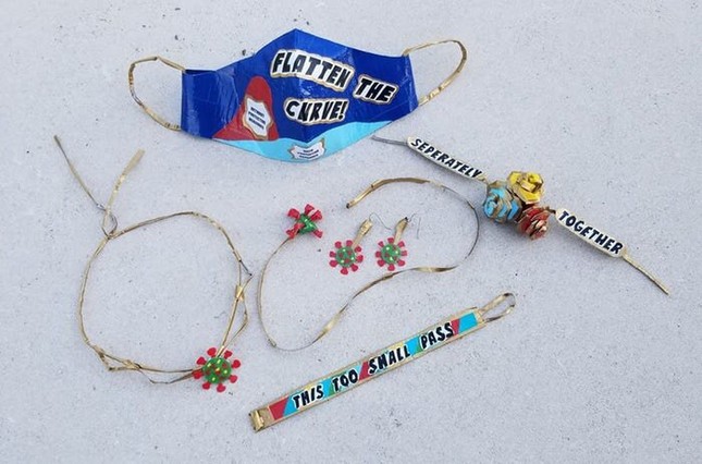 Teen 2K nổi tiếng nhờ làm váy dạ hội cực kỳ lỗng lẫy từ... 750m băng dính ảnh 4