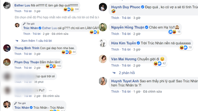 Sao Việt không ngớt lời khen ngợi ảnh “chuyển giới” xinh đẹp khó tin của Trúc Nhân ảnh 2