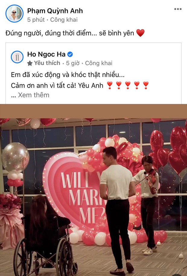 Hàng loạt sao Việt “bật khóc” cùng Hồ Ngọc Hà trước màn cầu hôn bất ngờ của Kim Lý ảnh 7