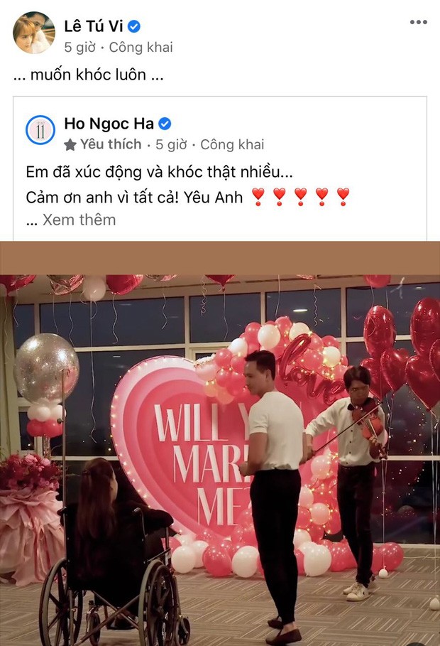 Hàng loạt sao Việt “bật khóc” cùng Hồ Ngọc Hà trước màn cầu hôn bất ngờ của Kim Lý ảnh 8