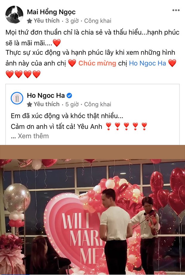 Hàng loạt sao Việt “bật khóc” cùng Hồ Ngọc Hà trước màn cầu hôn bất ngờ của Kim Lý ảnh 3