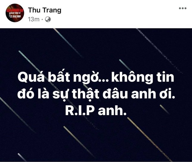 Loạt nghệ sĩ V-Biz bàng hoàng trước thông tin danh hài Chí Tài qua đời vì đột quỵ ảnh 2