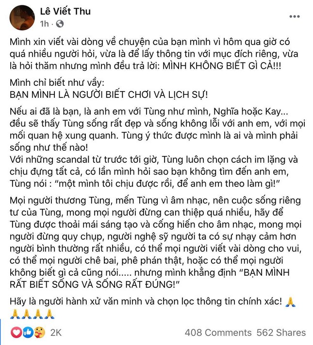 Sơn Tùng M-TP lộ rõ nét ưu tư sau nghi vấn “đường ai nấy đi” với Thiều Bảo Trâm ảnh 3
