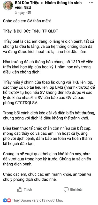 Đại học Kinh tế Quốc dân triển khai phương pháp đào tạo kết hợp trực tiếp và trực tuyến ảnh 5