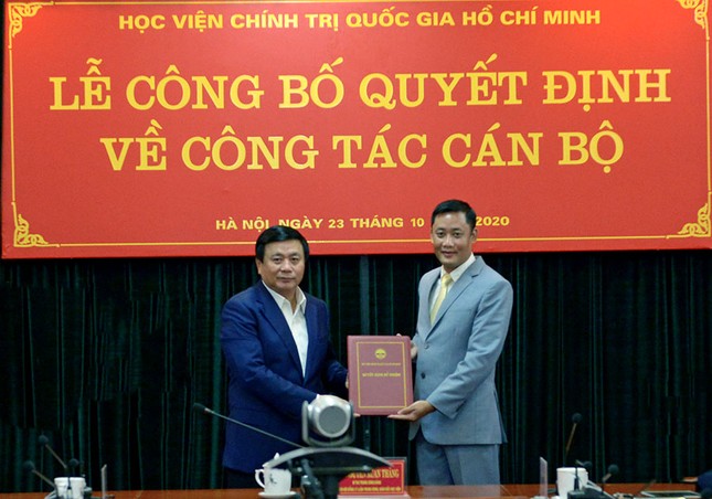 Điều động, bổ nhiệm nhân sự Học viện Chính trị Quốc gia Hồ Chí Minh ảnh 2