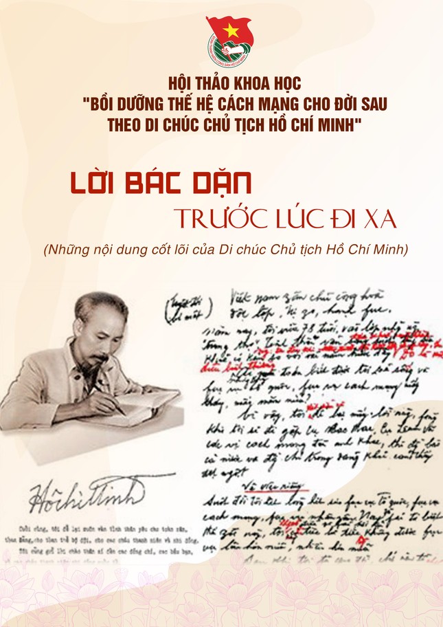 Bồi dưỡng thế hệ cách mạng cho đời sau theo Di chúc Chủ tịch Hồ Chí Minh ảnh 1