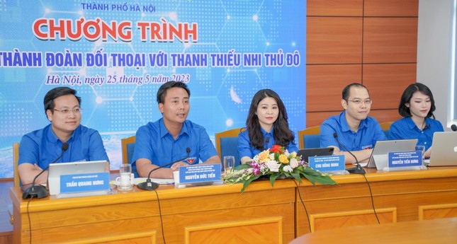 Thường trực Thành Đoàn Hà Nội đối thoại cùng thanh thiếu nhi Thủ đô ảnh 4