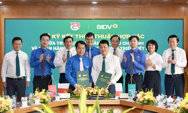 Trung ương Đoàn ký kết thỏa thuận hợp tác với BIDV giai đoạn 2023 - 2025 ảnh 4