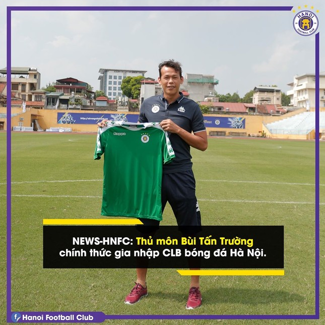 Hà Nội FC bất ngờ chiêu mộ thủ môn Tấn Trường ảnh 1