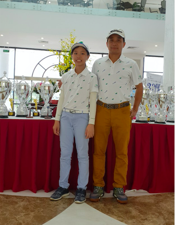 Golfer nhỏ tuổi nhất Tiền Phong Golf Championship 2020 mơ giành HIO ảnh 1
