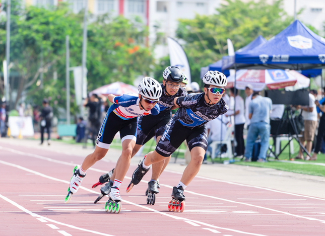 Các VĐV Roller tranh đua hấp dẫn tìm kiếm suất dự ASIAD 2023 ảnh 2