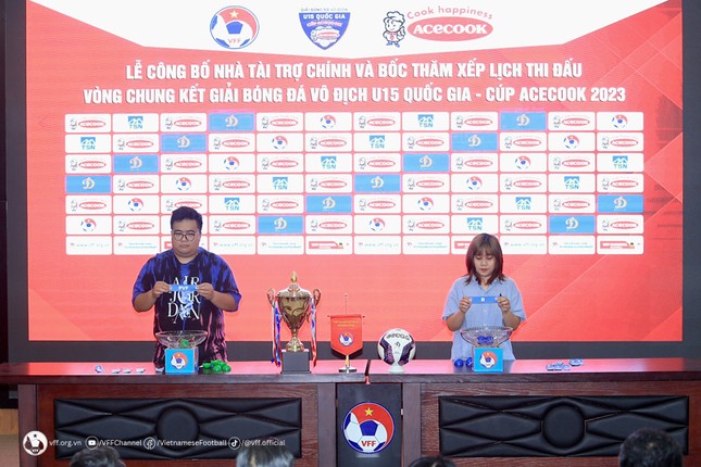 Giải U15 Quốc gia: Đương kim vô địch SLNA chung bảng với Hà Nội ảnh 1