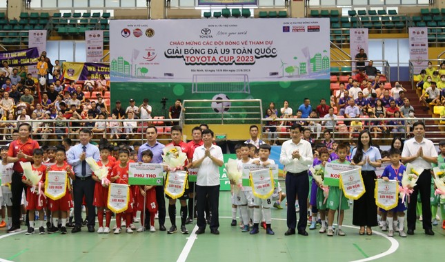 16 đội bóng tranh tài tại giải bóng đá U9 toàn quốc 2023 ảnh 2