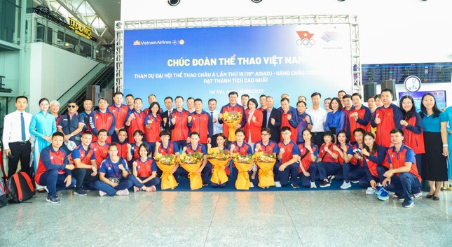 ‘Đại quân’ thể thao Việt Nam lên đường tranh tài tại Asiad 19 ảnh 1