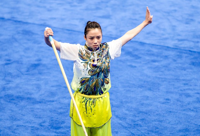 Kỳ Asiad cuối cùng của hoa khôi wushu Dương Thuý Vi ảnh 1