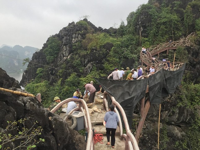 Cận cảnh tháo dỡ công trình 'khủng' xâm phạm di sản Tràng An ảnh 5
