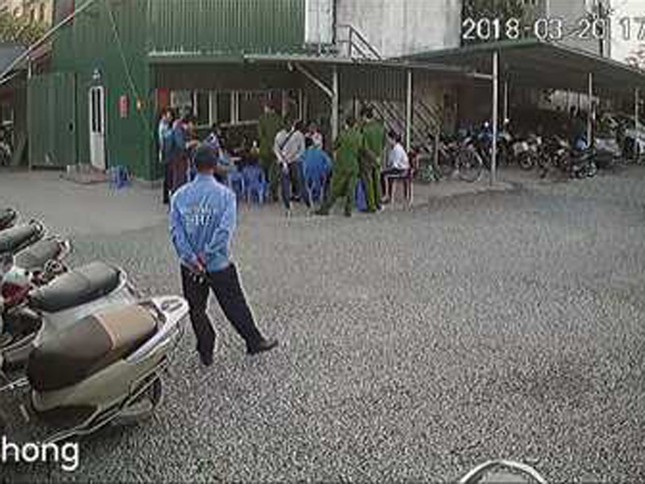 Vụ dọa giết Phó trưởng Công an quận: Triệu tập 8 bảo vệ bãi trông xe ảnh 1