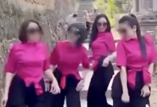 Bị xử phạt vì đăng clip 4 phụ nữ nhảy nhót phản cảm tại chùa Bổ Đà, cô gái nói gì? ảnh 1