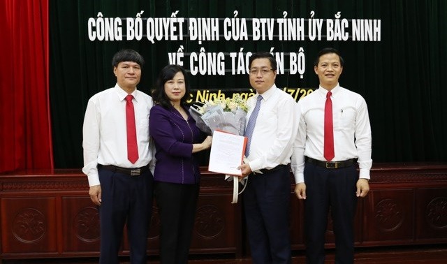 Điều động Bí thư Tỉnh Đoàn Bắc Ninh làm Bí thư Thành ủy Bắc Ninh ảnh 1