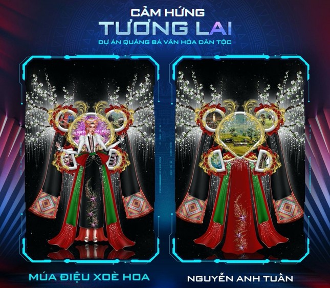 Ấn tượng với các thiết kế trang phục Văn hóa Dân tộc của Miss Cosmo Vietnam 2023 ảnh 6