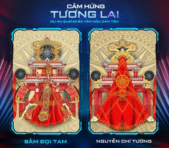 Ấn tượng với các thiết kế trang phục Văn hóa Dân tộc của Miss Cosmo Vietnam 2023 ảnh 3