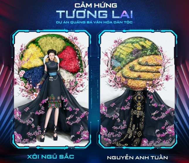 Ấn tượng với các thiết kế trang phục Văn hóa Dân tộc của Miss Cosmo Vietnam 2023 ảnh 7