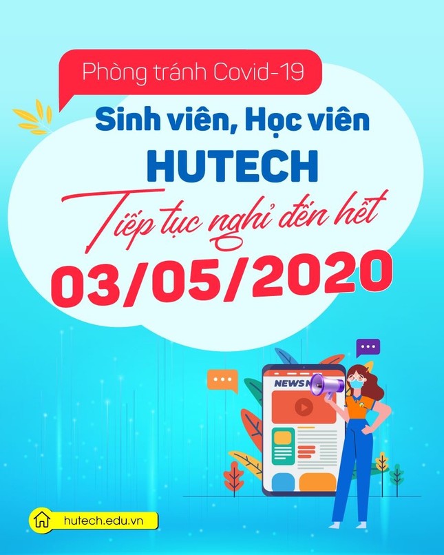 TP.HCM: Nhiều trường đại học quyết định kéo dài thời gian nghỉ học đến tận tháng 5 ảnh 2
