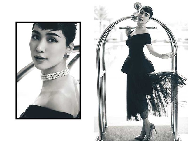 Hòa Minzy hóa "quý cô Hollywood", lấy cảm hứng từ ngôi sao điện ảnh Audrey Hepburn ảnh 10