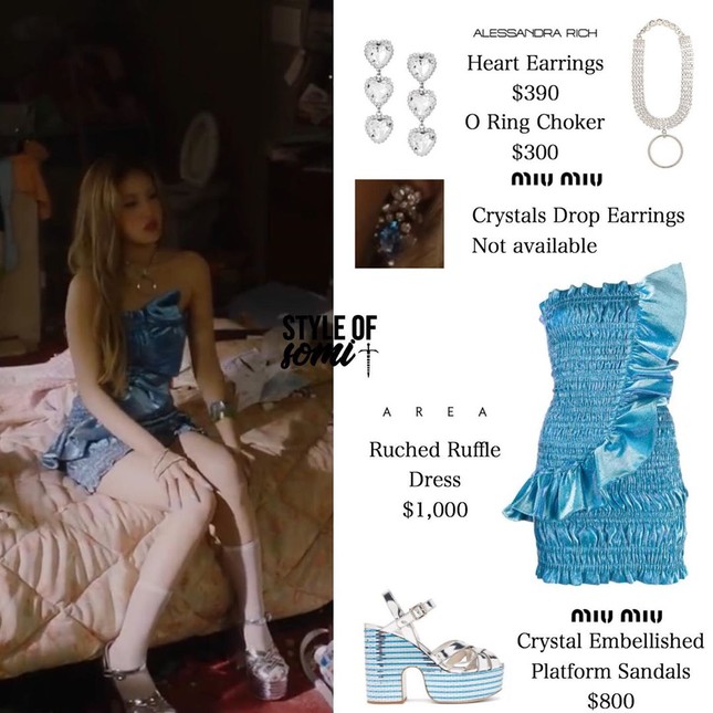 Bóc giá trang phục sang chảnh của bông hồng lai Jeon Somi trong “What You Waiting For“ ảnh 3