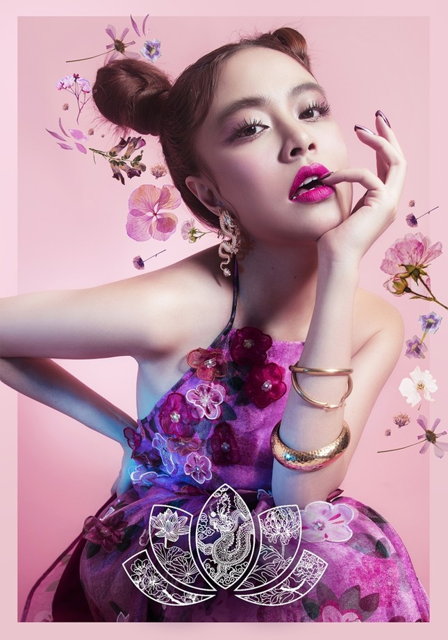 Ngắm 4 set make-up mang dấu ấn Hoàng Thùy Linh hợp tác cùng thương hiệu mỹ phẩm đình đám ảnh 2