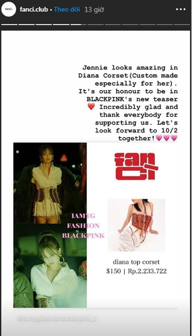 Không chỉ Rosé, Jennie cũng mặc đồ Việt Nam trong "Lovesick Girls" và còn biến tấu rất lạ ảnh 4