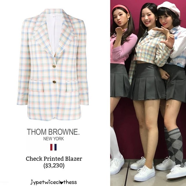 Cũng cắt bỏ nửa chiếc áo blazer giá 75 triệu nhưng stylist của TWICE bị chê mix đồ xấu ảnh 2
