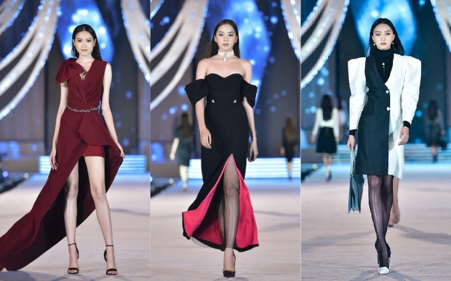 Hoa hậu Lương Thùy Linh “kết sổ” đêm thi Người đẹp Thời trang với màn catwalk cực đỉnh ảnh 2