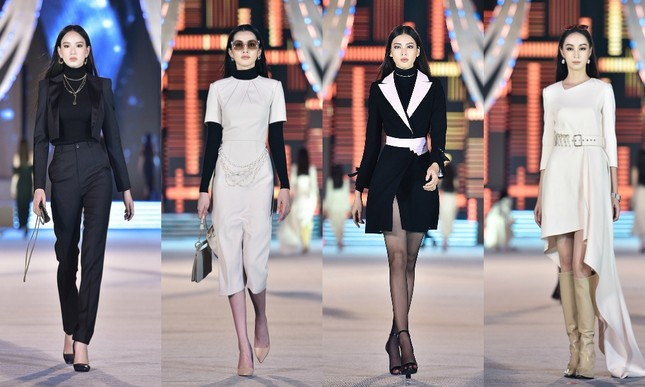 Hoa hậu Lương Thùy Linh “kết sổ” đêm thi Người đẹp Thời trang với màn catwalk cực đỉnh ảnh 3