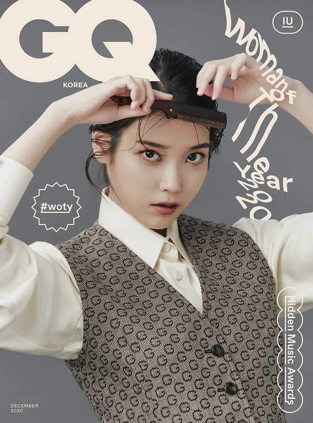 IU diện trang phục lịch lãm như một quý ông trên ấn phẩm GQ Man Of The Year ảnh 1