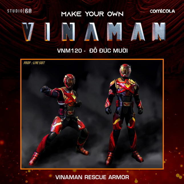 Top 25 thiết kế trang phục siêu anh hùng VINAMAN, thế này gia nhập Avengers cũng được nhỉ! ảnh 5