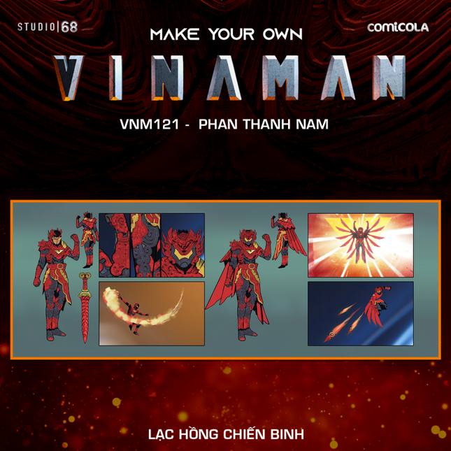 Top 25 thiết kế trang phục siêu anh hùng VINAMAN, thế này gia nhập Avengers cũng được nhỉ! ảnh 6
