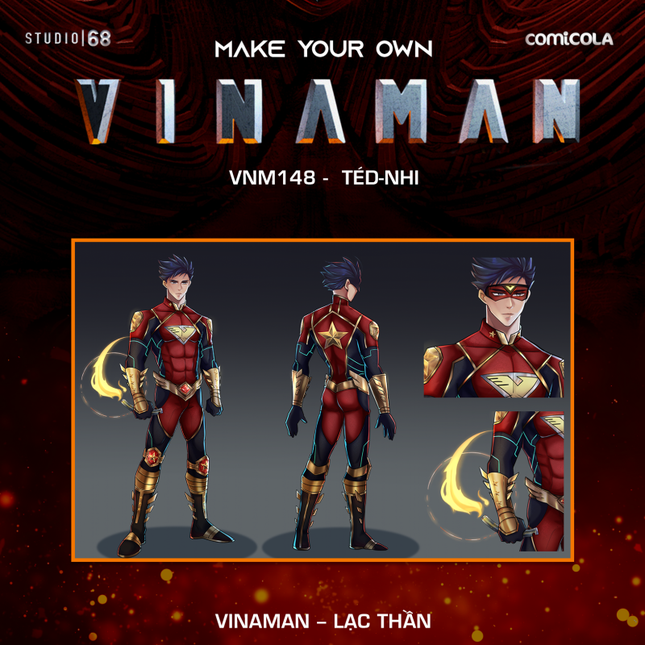 Top 25 thiết kế trang phục siêu anh hùng VINAMAN, thế này gia nhập Avengers cũng được nhỉ! ảnh 9